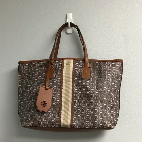 TORY BURCH TOTE - STRAP DAMAGE - Picture 1 of 8